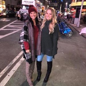 Express slouchy turtle neck sweater